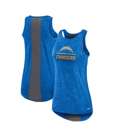 Women's Powder Blue Los Angeles Chargers High Neck Performance Tank Top Powder Blue $28.99 Tops
