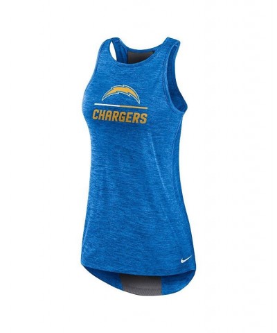 Women's Powder Blue Los Angeles Chargers High Neck Performance Tank Top Powder Blue $28.99 Tops