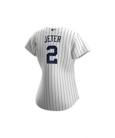 New York Yankees Women's Official Replica Jersey - Derek Jeter White/Navy $65.25 Jersey