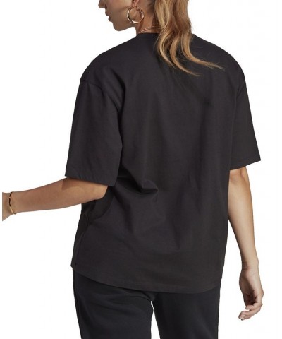 Women's Cotton Adicolor Essentials T-Shirt Black $24.00 Tops