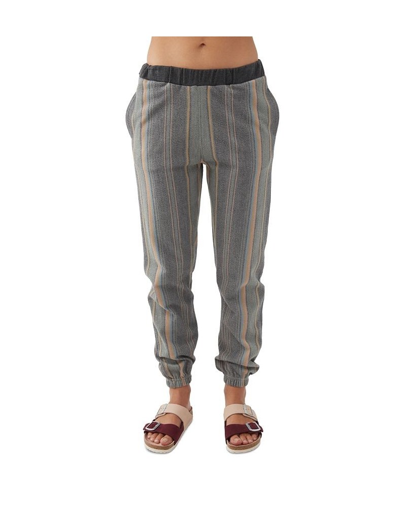 Juniors' Rosarito Pull-On Printed Sweatpants Black $21.60 Pants