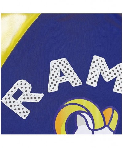 Women's Royal Gold Los Angeles Rams Confetti Raglan Full-Zip Track Jacket Royal, Gold $36.50 Jackets