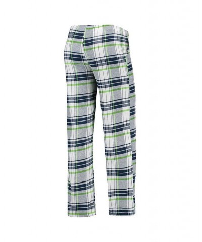 Women's College Navy Neon Green Seattle Seahawks Accolade Flannel Pants Navy, Neon $25.99 Pajama