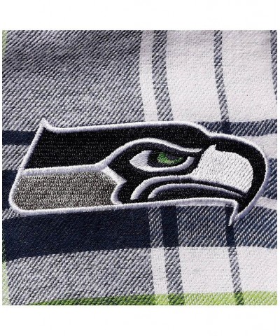 Women's College Navy Neon Green Seattle Seahawks Accolade Flannel Pants Navy, Neon $25.99 Pajama