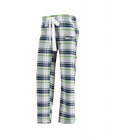 Women's College Navy Neon Green Seattle Seahawks Accolade Flannel Pants Navy, Neon $25.99 Pajama