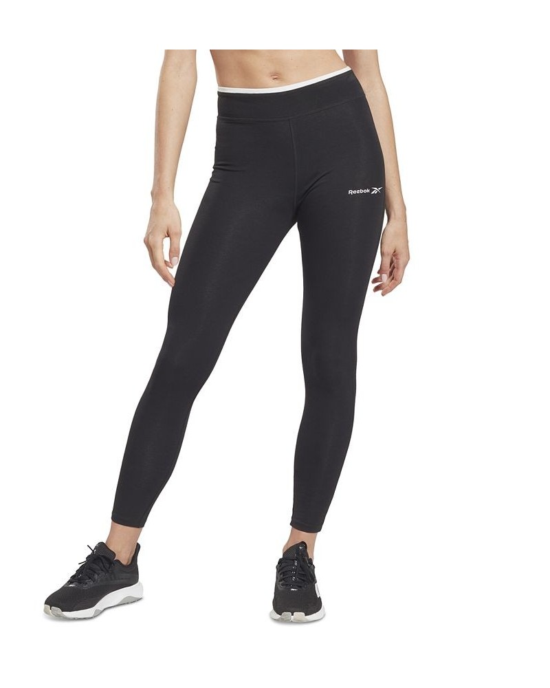 Women's Identity High-Rise Pull-On Leggings Black $13.33 Pants