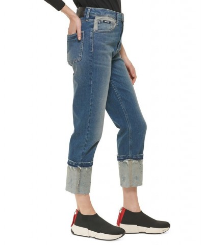 Women's Waverly High-Rise Cuffed Jeans Medium Wash Denim $31.89 Jeans