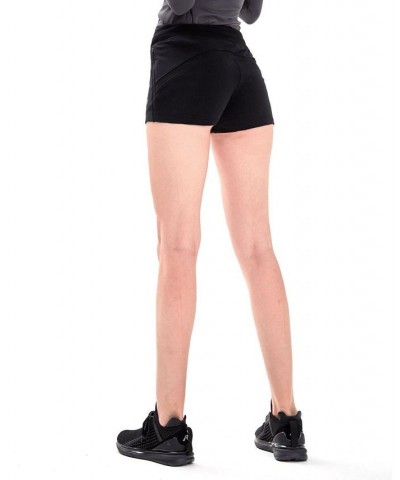 City Zip French Terry Shorts for Women Black $41.00 Shorts