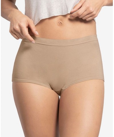 3-Pack Comfy Boyshort Panties in Stretch Cotton 12634X3 Assorted $28.00 Panty