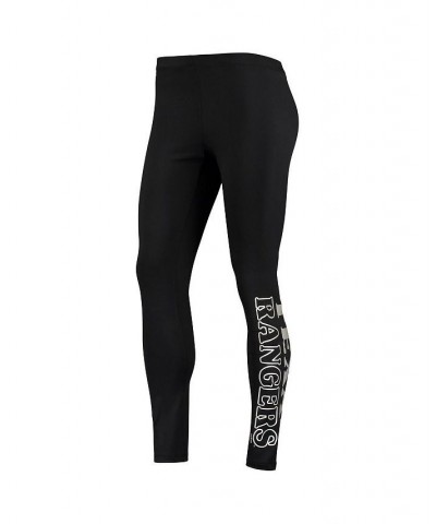 Women's Black Texas Rangers Stadium Leggings Black $18.90 Pants