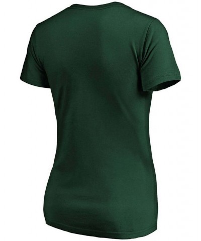 Women's Green Oakland Athletics Victory Script V-Neck T-shirt Green $16.80 Tops