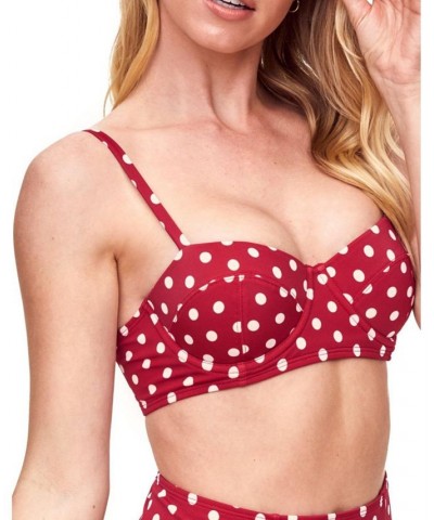 Vivien Women's Swimwear Bikini Swimwear Top & Women's Swimwear Hipster Bikini Swimwear Bottom Dot red $32.97 Swimsuits