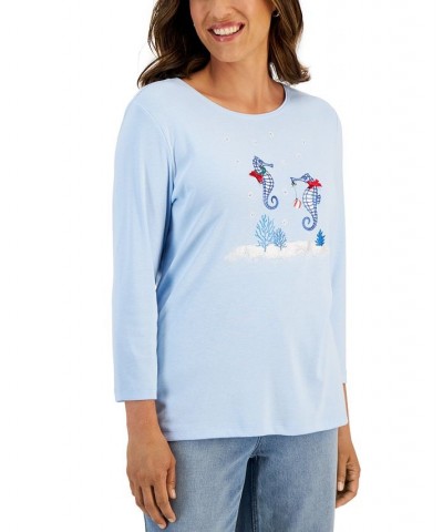 Women's Holiday Beach Top Bright White $11.88 Tops