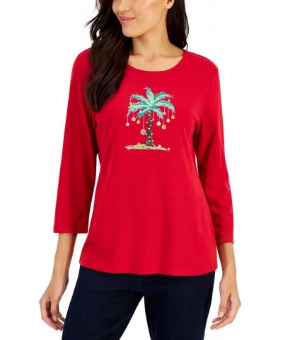 Women's Holiday Beach Top Bright White $11.88 Tops