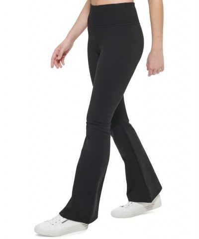 Women's High-Rise Flared Pants Black $20.59 Pants