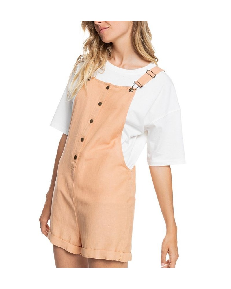 Juniors' Back To Goodbye Shortalls Toast $35.64 Shorts