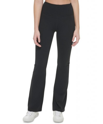 Women's High-Rise Flared Pants Black $20.59 Pants