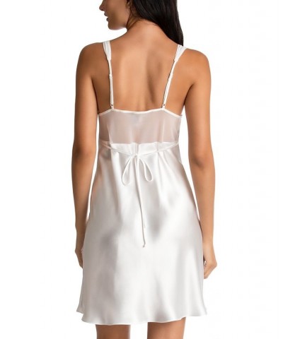 Sonya Embellished Bridal Satin Chemise Nightgown Ivory $15.12 Sleepwear