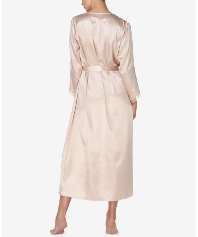 Stella Satin Venise Trim Robe Almond $15.62 Sleepwear