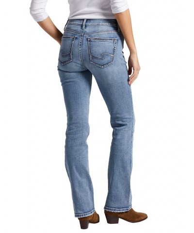 Women's Suki Mid Rise Slim Bootcut Jeans Indigo $48.40 Jeans