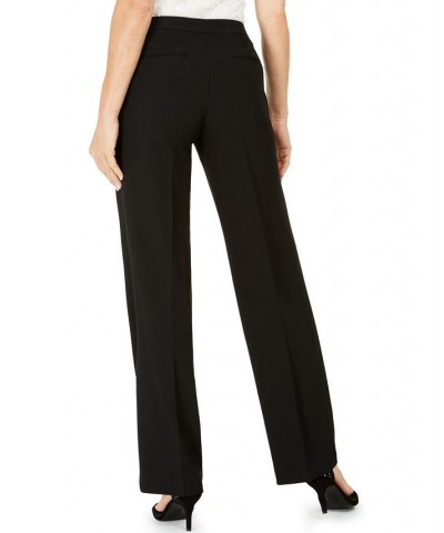 Tab-Waist Modern Dress Pants Regular & Petite Sizes Black $44.50 Pants