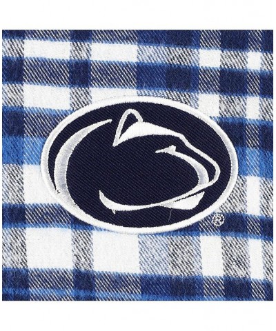 Women's Navy Gray Penn State Nittany Lions Plus Size Mainstay Plaid Henley Raglan Pullover Hoodie Blue $38.49 Sweatshirts