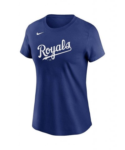 Women's Royal Kansas City Royals Wordmark T-shirt Royal $20.70 Tops