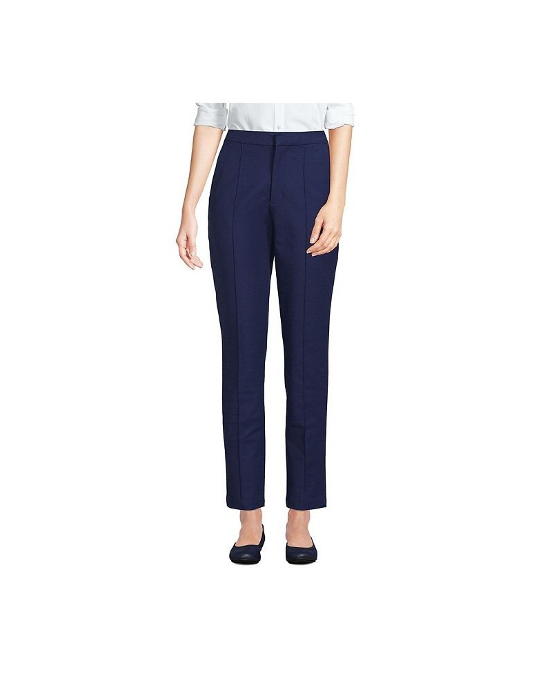 Women's Petite High Rise Bi Stretch Pintuck Pencil Ankle Pants Royal cobalt $34.08 Pants