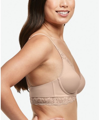 Women's Pure Comfort Convertible Wireless Lace Bralette DM1190 Tan/Beige $11.88 Bras