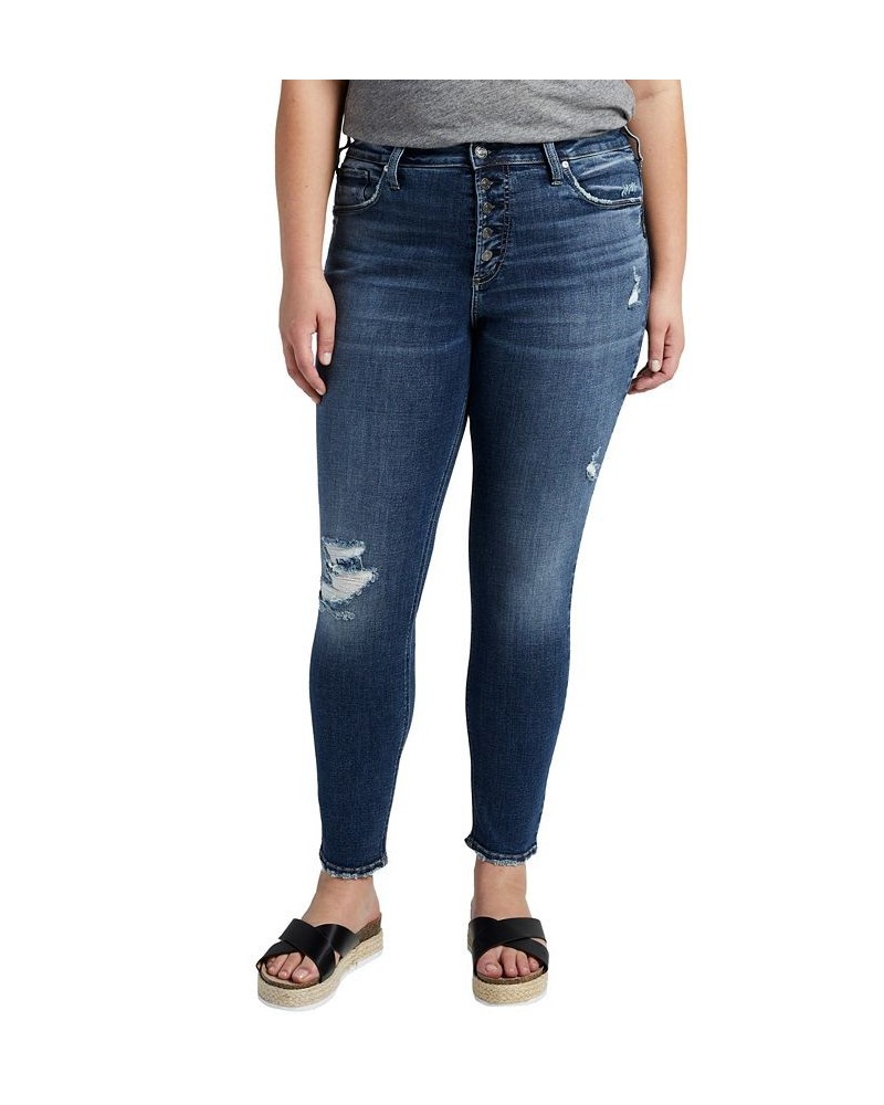 Plus Size Avery High Rise Skinny Jeans Indigo $29.60 Jeans