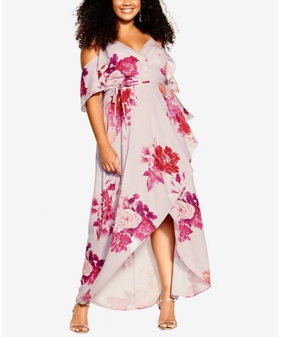 Trendy Plus Size Sakura Maxi Dress Sakura Floral $56.70 Dresses