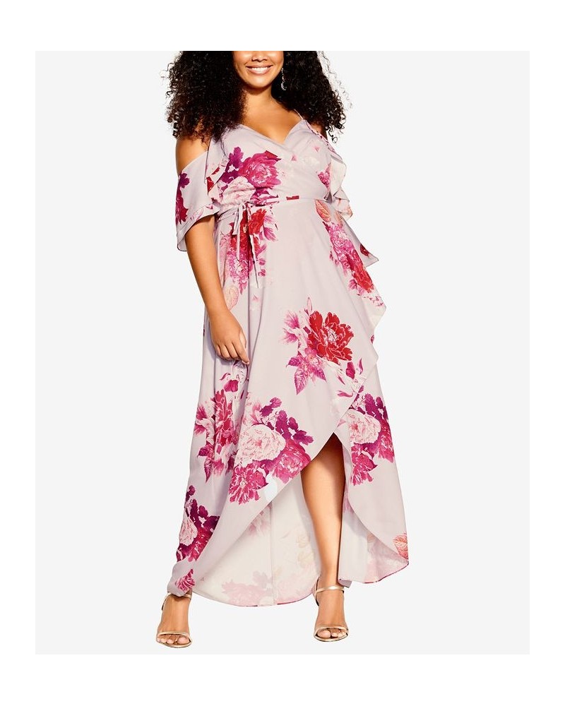 Trendy Plus Size Sakura Maxi Dress Sakura Floral $56.70 Dresses