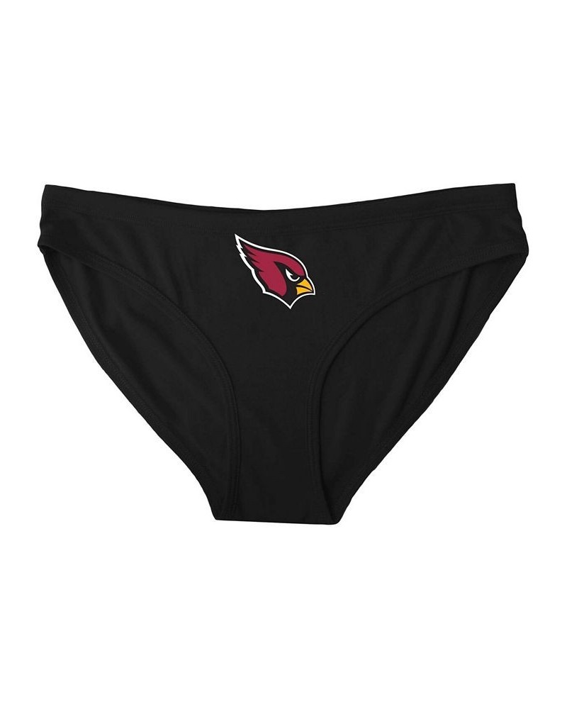 Women's Black Arizona Cardinals Solid Logo Panties Black $14.00 Panty