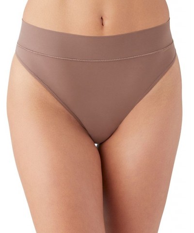 Women's Nearly Nothing High-Waist Thong Underwear 947263 Brown $12.98 Panty