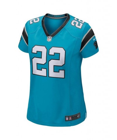 Women's Christian Mccaffrey Blue Carolina Panthers Game Jersey Blue $61.60 Jersey