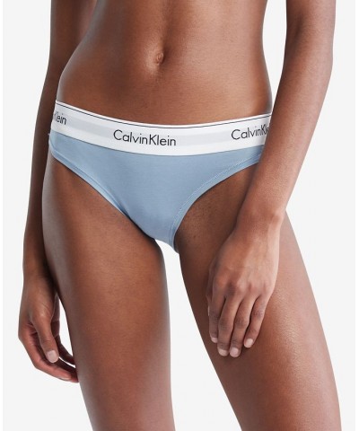 Calvin Klein Women's Modern Cotton Bikini Underwear F3787 Blue $12.30 Panty