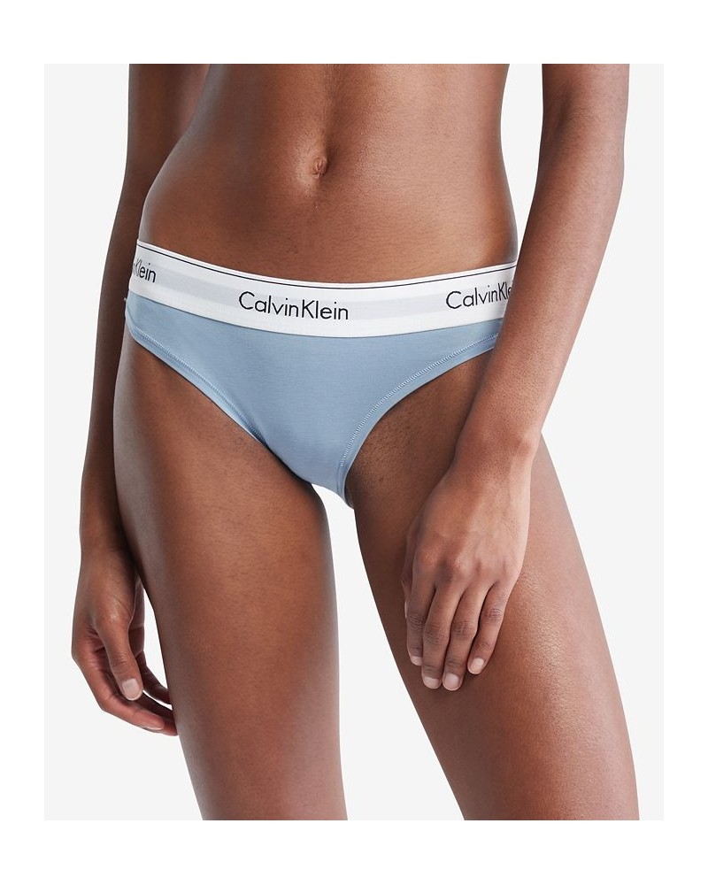 Calvin Klein Women's Modern Cotton Bikini Underwear F3787 Blue $12.30 Panty