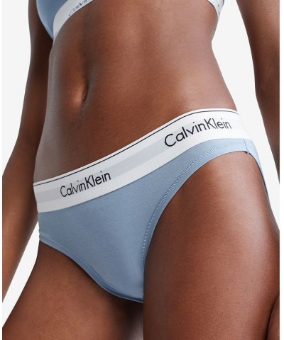 Calvin Klein Women's Modern Cotton Bikini Underwear F3787 Blue $12.30 Panty