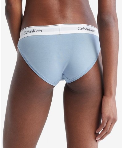 Calvin Klein Women's Modern Cotton Bikini Underwear F3787 Blue $12.30 Panty