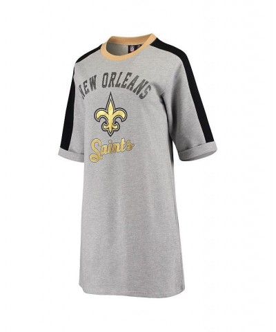 Women's Heathered Gray New Orleans Saints Turnover Tee Dress Heathered Gray $28.20 Dresses