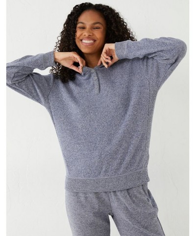 Cleveland Lounge Hoodie - Women's Mid blue $41.36 Sweatshirts