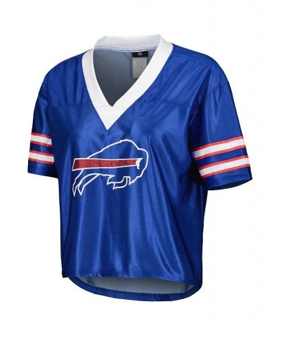 Women's Royal Buffalo Bills Game Day Costume Sleep Set Blue $34.40 Pajama