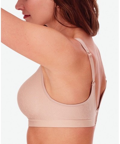 Comfort Revolution Shaping Wireless Smoothing Bra 3463 Almond Zag $14.26 Bras