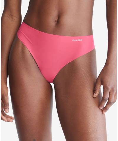 Women's Invisibles Thong Underwear D3428 Pink Splendor $9.88 Panty