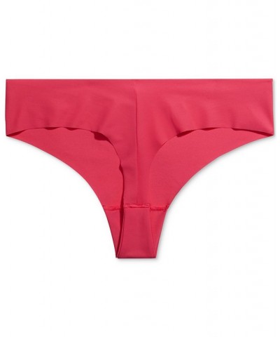 Women's Invisibles Thong Underwear D3428 Pink Splendor $9.88 Panty