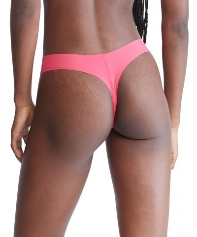 Women's Invisibles Thong Underwear D3428 Pink Splendor $9.88 Panty