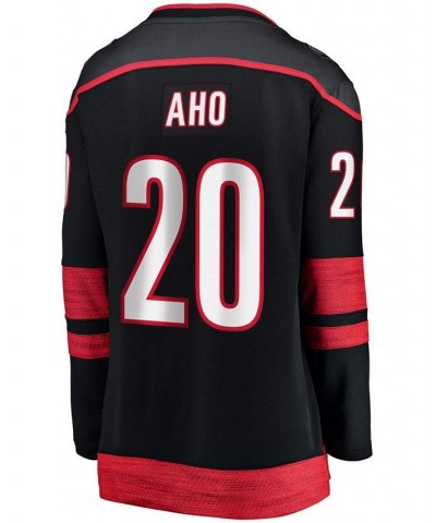 Women's Plus Size Sebastian Aho Black Carolina Hurricanes Alternate Premier Breakaway Jersey Black $51.15 Jersey