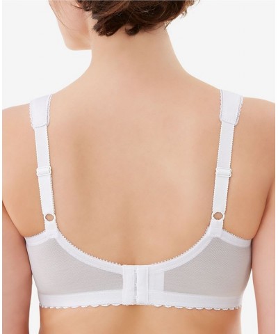 Women's Full Figure Plus Size MagicLift Original Wirefree Support Bra White $24.53 Bras