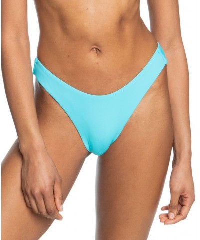 Juniors' Beach Classics Tiki Bikini Top & Cheeky Bikini Bottoms Blue $24.50 Swimsuits