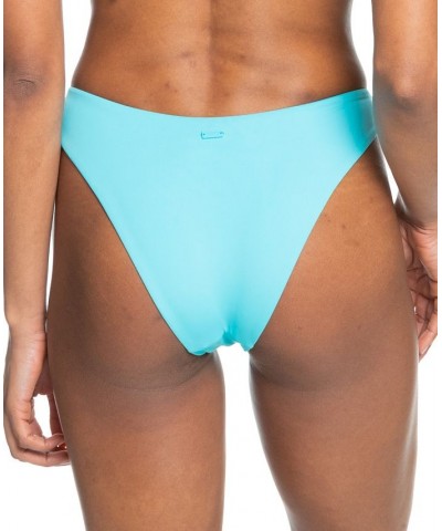 Juniors' Beach Classics Tiki Bikini Top & Cheeky Bikini Bottoms Blue $24.50 Swimsuits